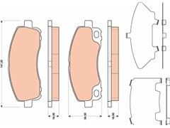 Brake Pad GDB3487