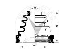 CV Joint Boot 04438-12280