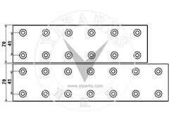 Brake Shoe 15349/50