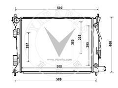 Radiator 25310-1R050